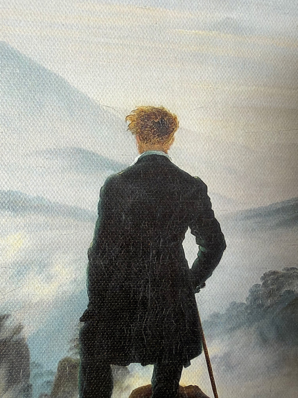Caspar David Friedrich — Wanderer Above the Sea of Fog Framed Print (11×14)