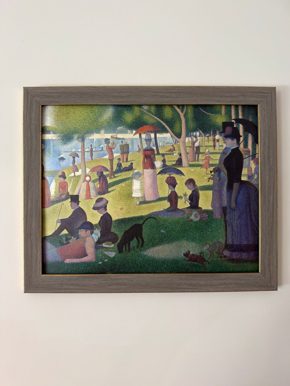 Georges Seurat — A Sunday on La Grande Jatte Framed Print (11×14)