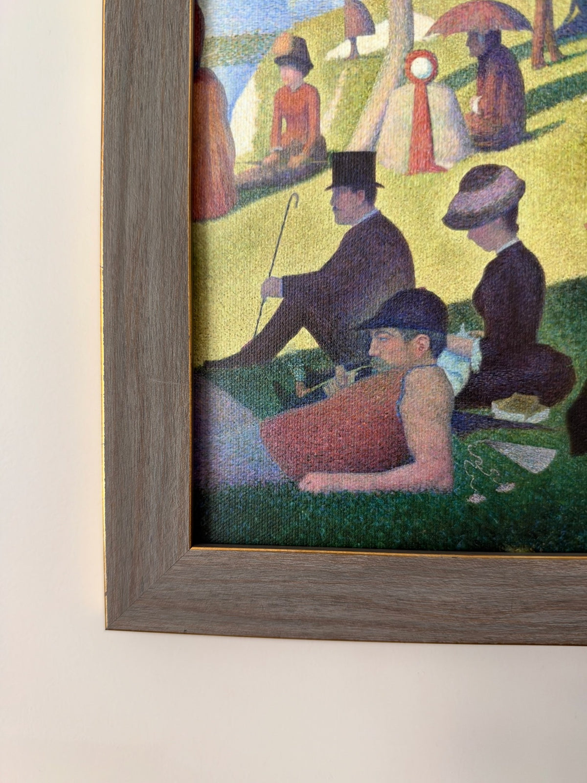 Georges Seurat — A Sunday on La Grande Jatte Framed Print (11×14)