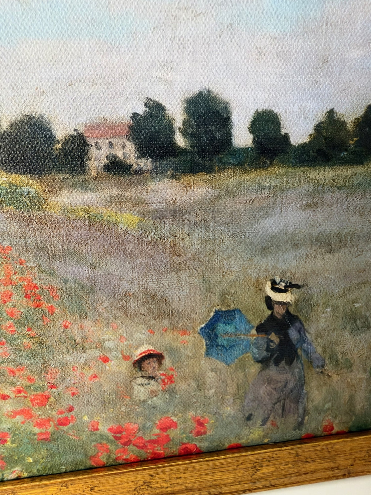 Claude Monet — Poppy Field in Argenteuil Framed Print (11×14)