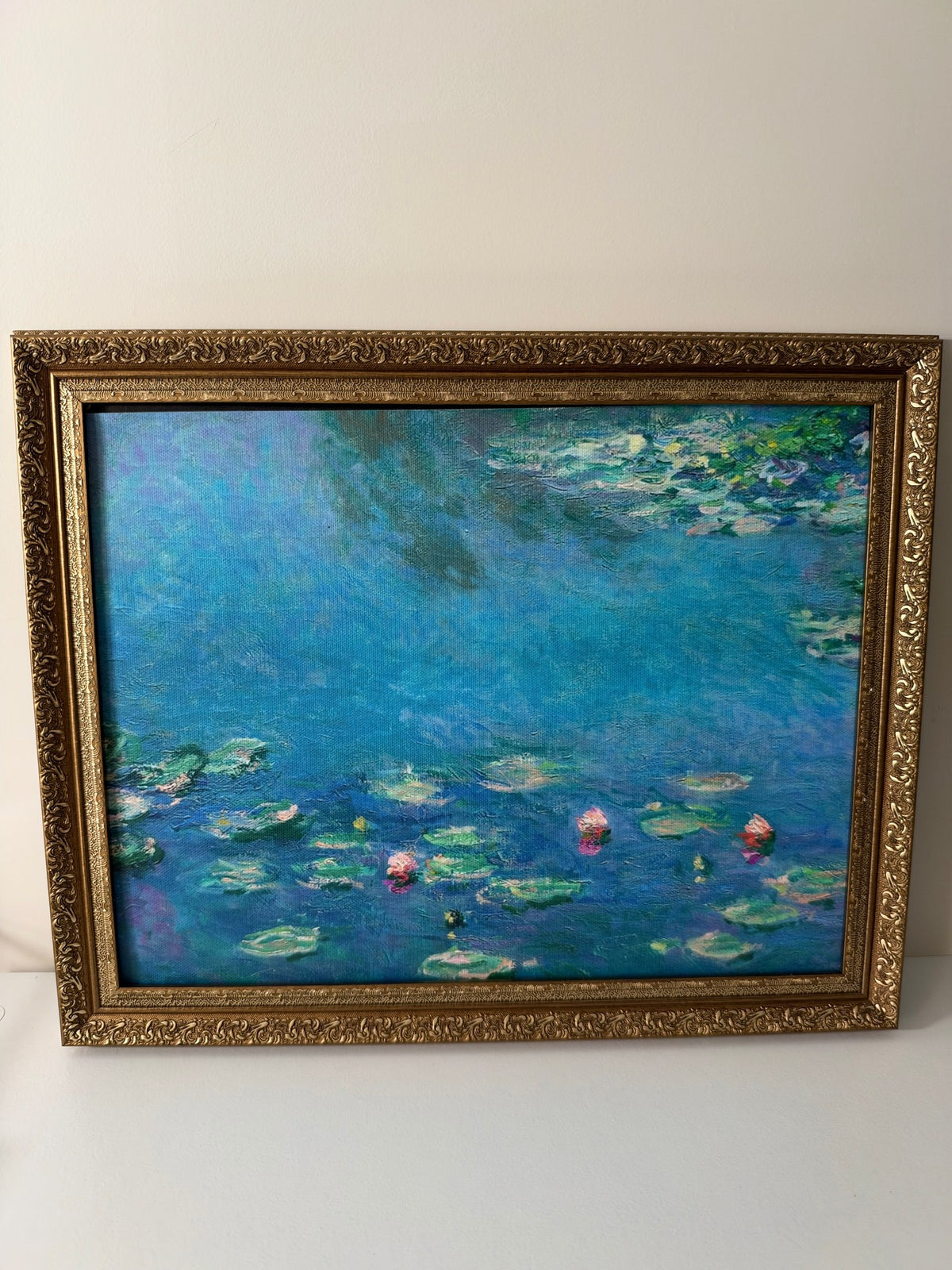 Claude Monet — Water Lilies Pond Framed Print (11×14)